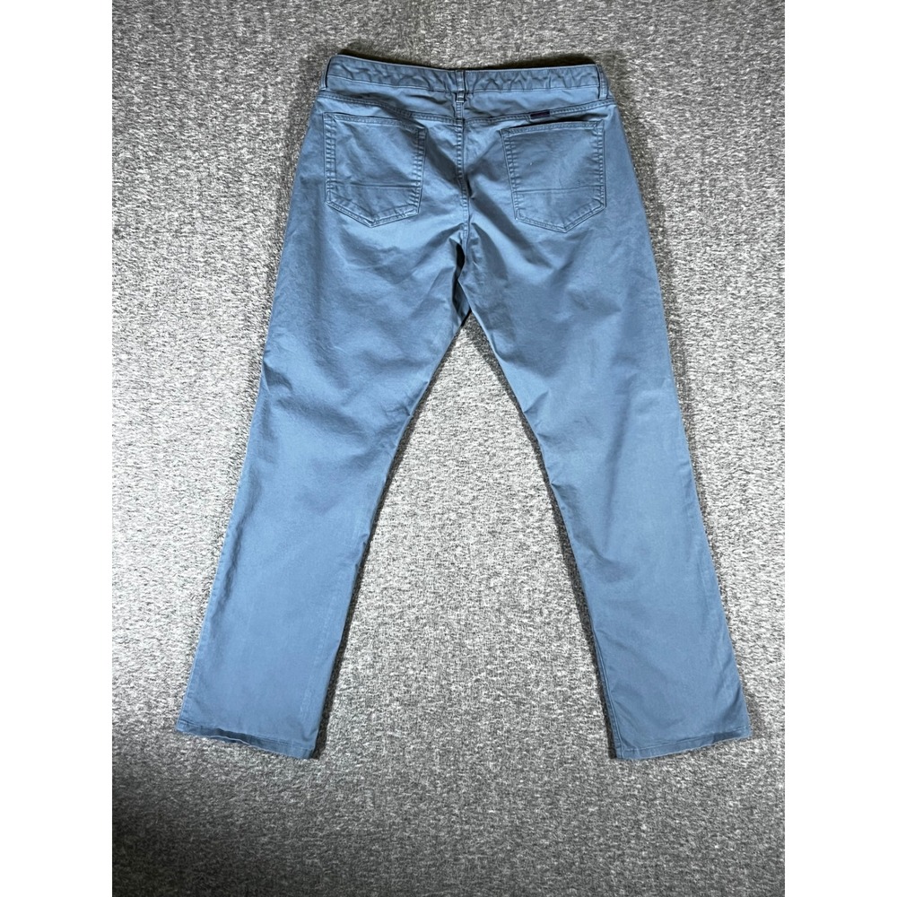 UNTUCKit Mens Relaxed Fit Chino Pants Slate Blue Cotton  W36 L34 - Picture 2 of 8